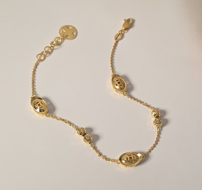 Lắc Chữ Công Bi Khúc Nén Vàng 16K