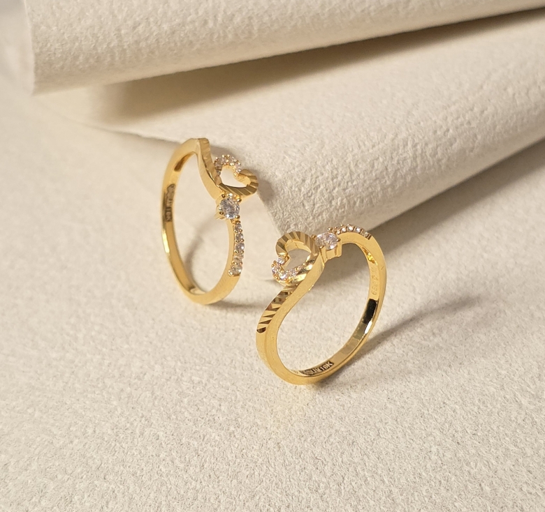 Nhẫn Tim Kết Tấm MM 1H Nhí 16K