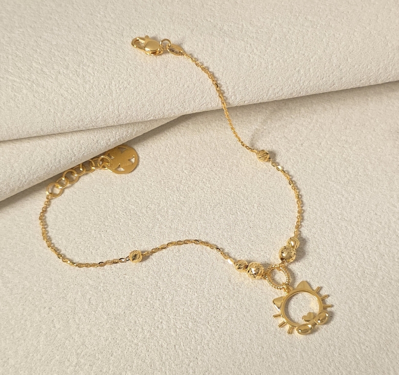 Lắc Khúc Bi Tua Mèo Trơn 16K