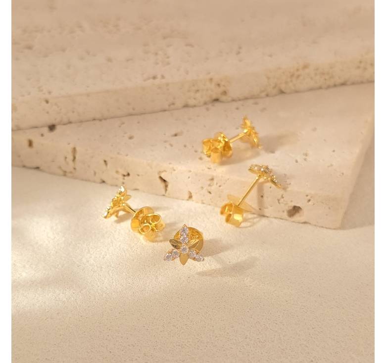 BCN Hoa Tấm Trơn 16K