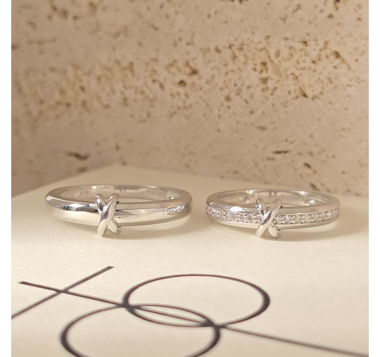 Nhẫn X Trơn + Nhẫn X 1Hg Tấm Italy