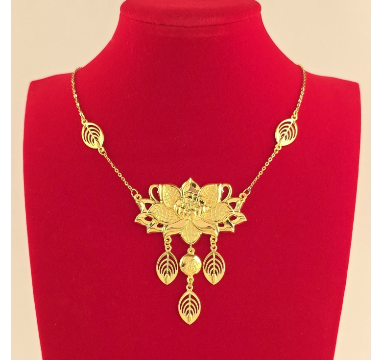 Dây Mặt Hoa Sen 23K