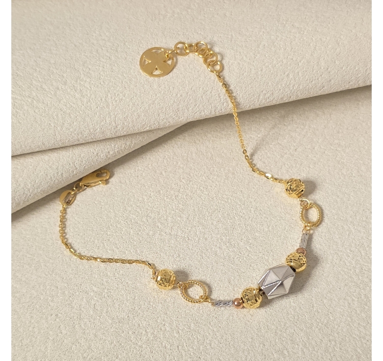 Lắc Bi Khúc Giác Thoi MM 3 Màu 16K