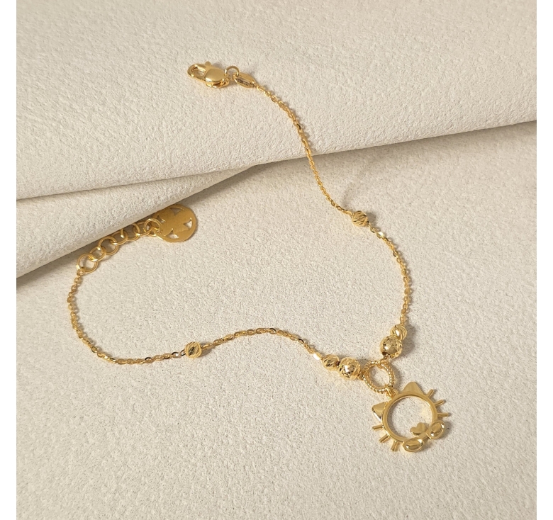 Lắc Khúc Bi Tua Mèo Trơn 16K