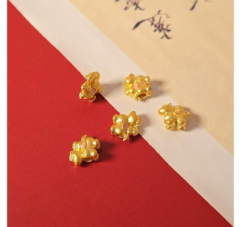 Charm Ngựa Pony Túi Tiền 24K